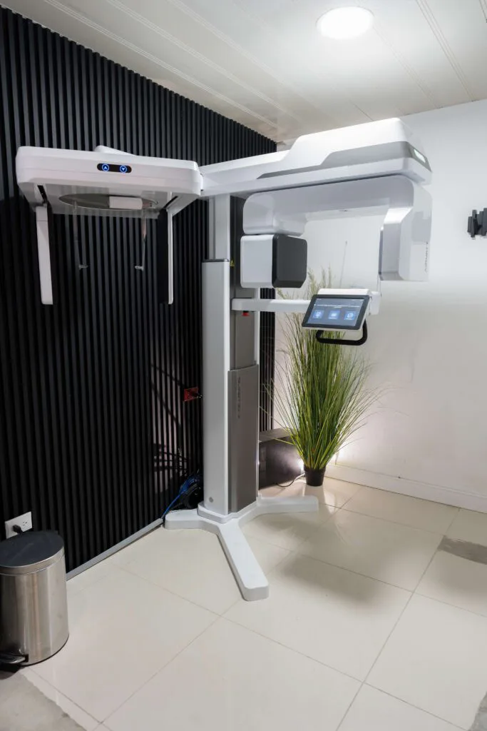 CBCT scanner in the clinic imaging room